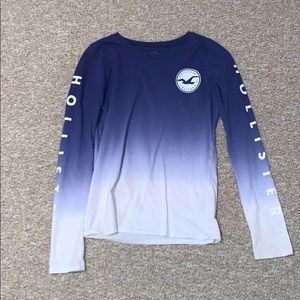 ombré hollister shirt size xs